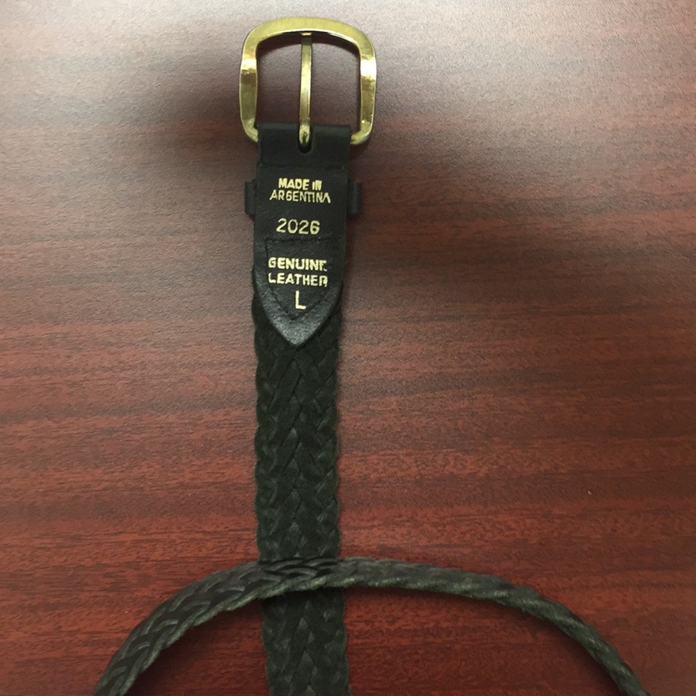 Leather Belt. Made in Argentina